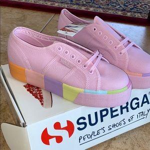 NWT superga platform sneaker